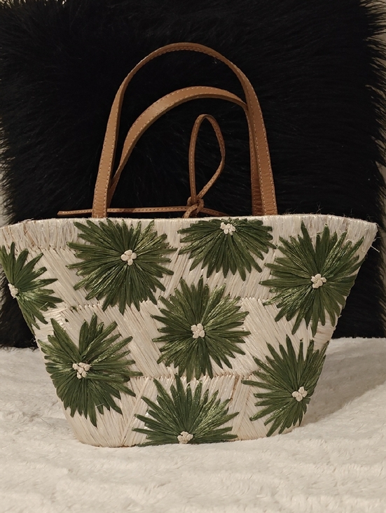 kate spade Handbags - Kate Spade Cabo Natural Straw Floral Bag
